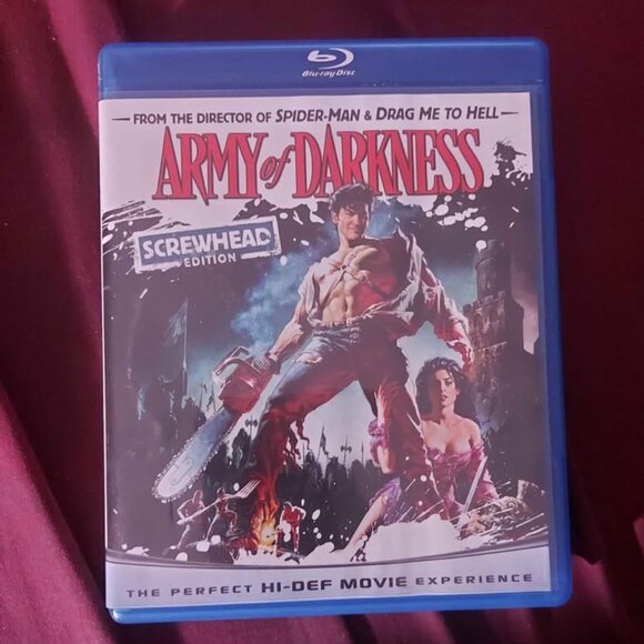 Army of Darkness (Screwhead Edition) Blu-ray 1992 bluray Blu ray Sam raimi Bruce - Picture 1 of 3